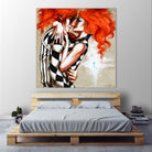 Flame by Marie Andrée Leblond on GIANT ART - orange men and women