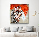 Flame by Marie Andrée Leblond on GIANT ART - orange men and women