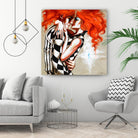 Flame by Marie Andrée Leblond on GIANT ART - orange men and women artistes du québec