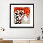 Flame by Marie Andrée Leblond on GIANT ART - orange men and women