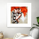 Flame by Marie Andrée Leblond on GIANT ART - orange men and women