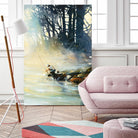 Ensemble by Roland Palmaerts on GIANT ART - blue landscape