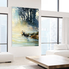 Ensemble by Roland Palmaerts on GIANT ART - blue landscape