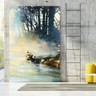 Ensemble by Roland Palmaerts on GIANT ART - blue landscape