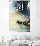 Ensemble by Roland Palmaerts on GIANT ART - blue landscape