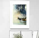 Ensemble by Roland Palmaerts on GIANT ART - blue landscape