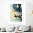 Ensemble by Roland Palmaerts on GIANT ART - blue landscape