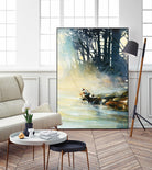 Ensemble by Roland Palmaerts on GIANT ART - blue landscape