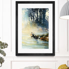 Ensemble by Roland Palmaerts on GIANT ART - blue landscape