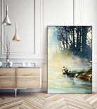 Ensemble by Roland Palmaerts on GIANT ART - blue landscape