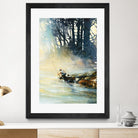 Ensemble by Roland Palmaerts on GIANT ART - blue landscape