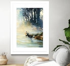 Ensemble by Roland Palmaerts on GIANT ART - blue landscape