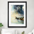 Ensemble by Roland Palmaerts on GIANT ART - blue landscape