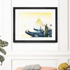 Les bleus attachements by Roland Palmaerts on GIANT ART - blue sea scene