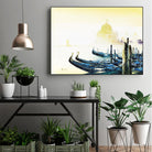 Les bleus attachements by Roland Palmaerts on GIANT ART - blue sea scene