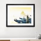 Les bleus attachements by Roland Palmaerts on GIANT ART - blue sea scene