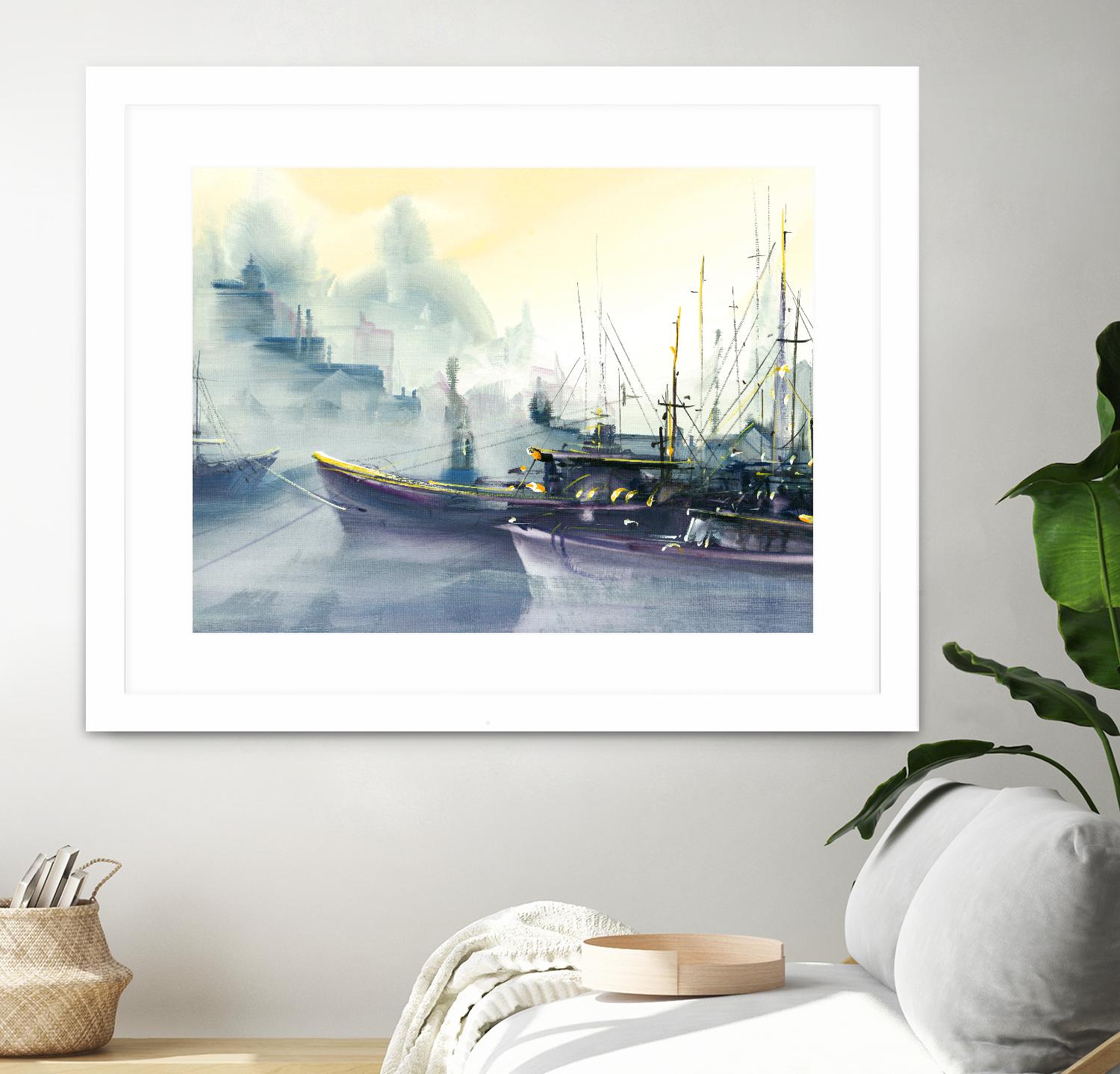 Presage by Roland Palmaerts on GIANT ART - grey sea scene