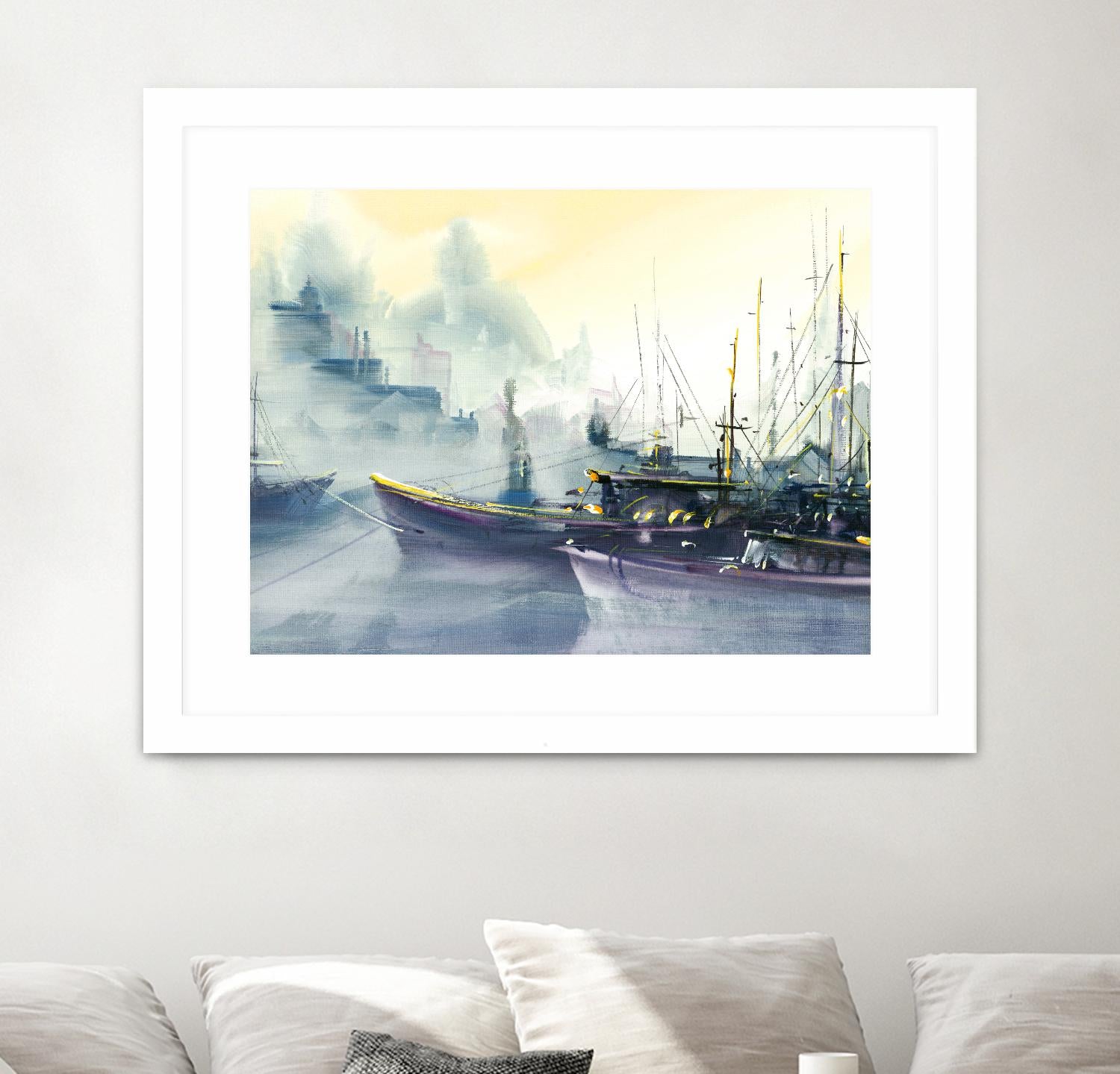 Presage by Roland Palmaerts on GIANT ART - grey sea scene