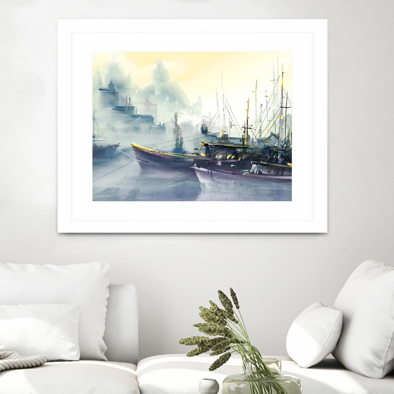 Presage by Roland Palmaerts on GIANT ART - grey sea scene