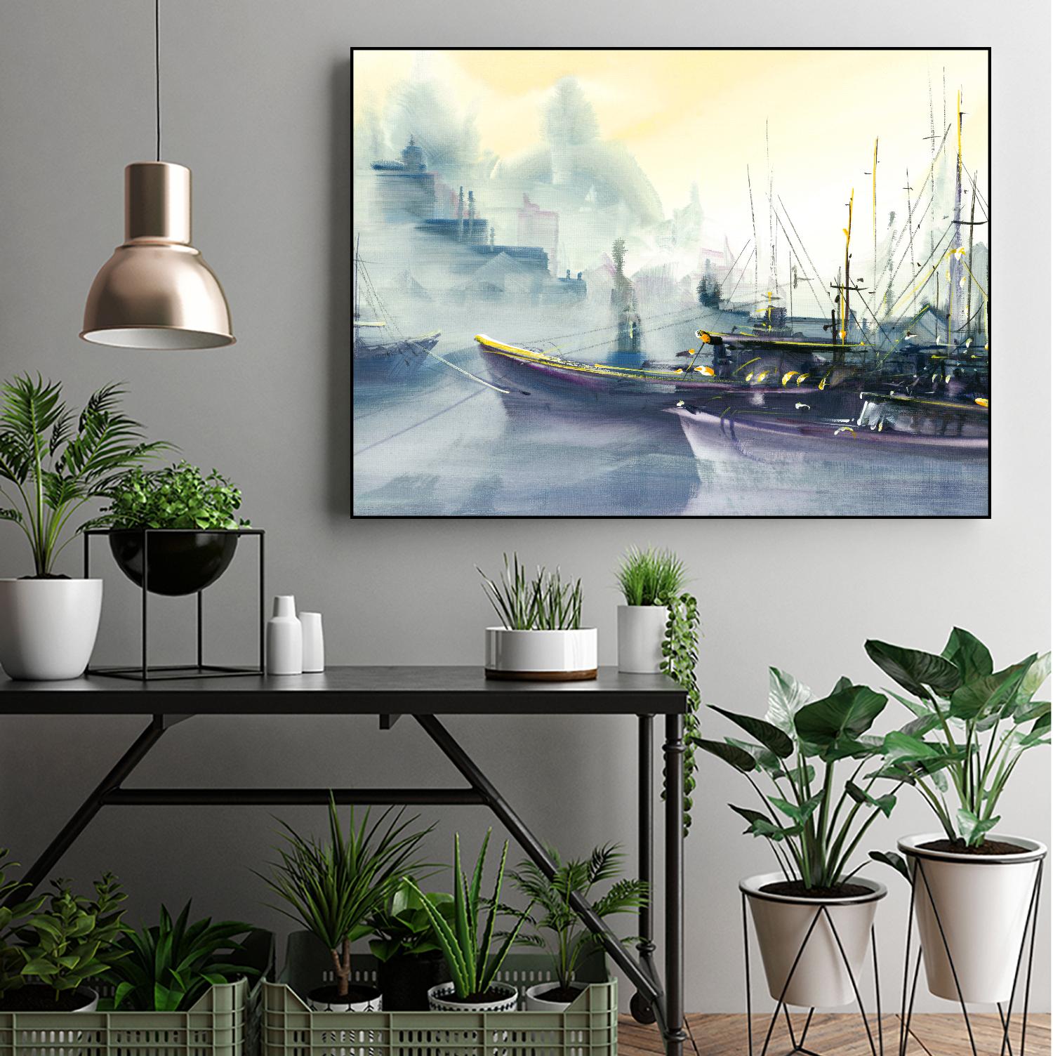 Presage by Roland Palmaerts on GIANT ART - grey sea scene