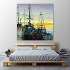 Ensemble by Roland Palmaerts on GIANT ART - blue sea scene