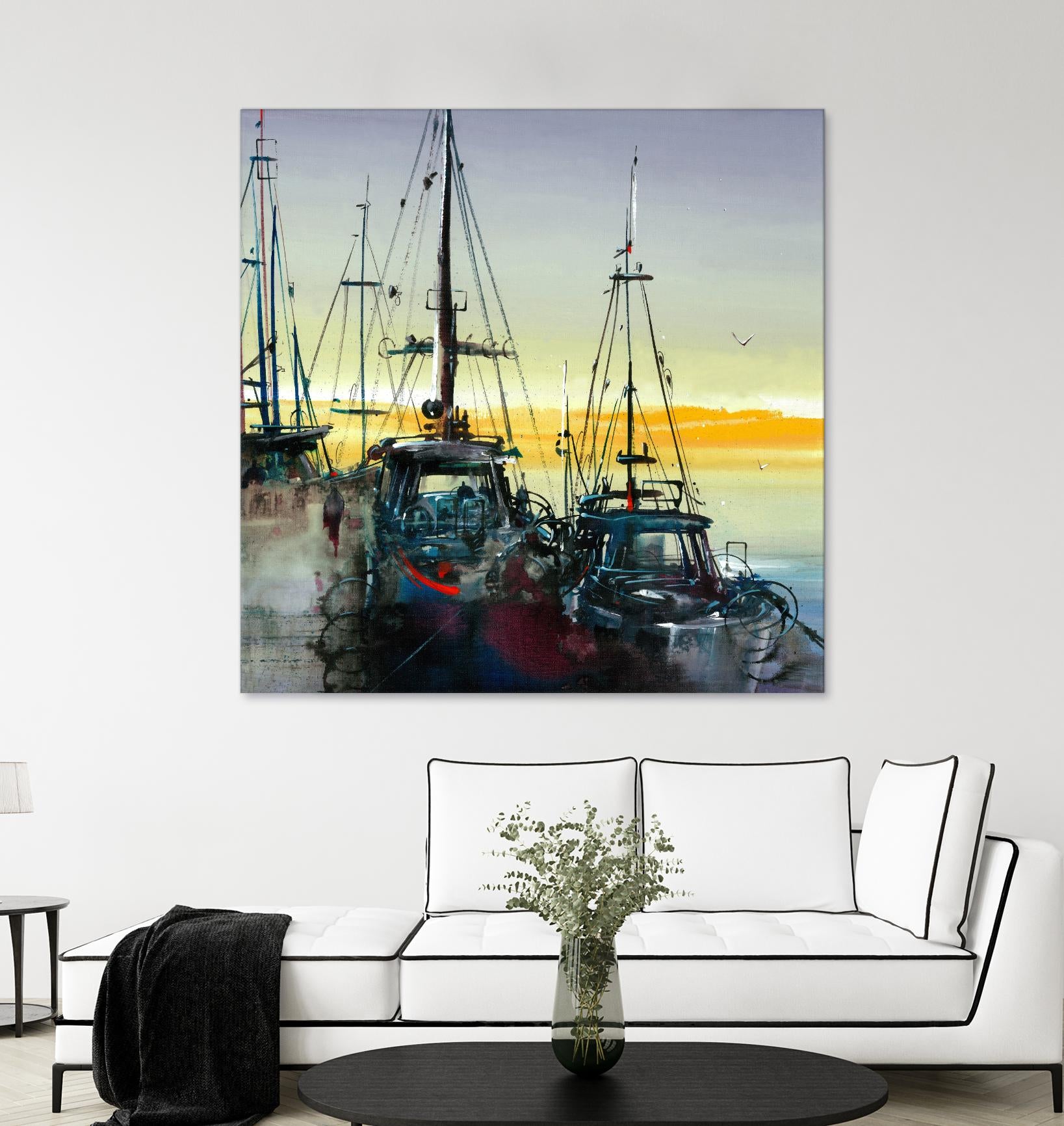 Ensemble by Roland Palmaerts on GIANT ART - blue sea scene