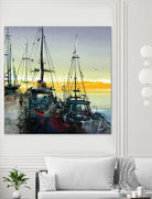 Ensemble by Roland Palmaerts on GIANT ART - blue sea scene