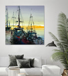 Ensemble by Roland Palmaerts on GIANT ART - blue sea scene