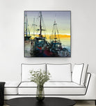 Ensemble by Roland Palmaerts on GIANT ART - blue sea scene