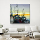 Ensemble by Roland Palmaerts on GIANT ART - blue sea scene