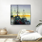 Ensemble by Roland Palmaerts on GIANT ART - blue sea scene