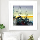 Ensemble by Roland Palmaerts on GIANT ART - blue sea scene