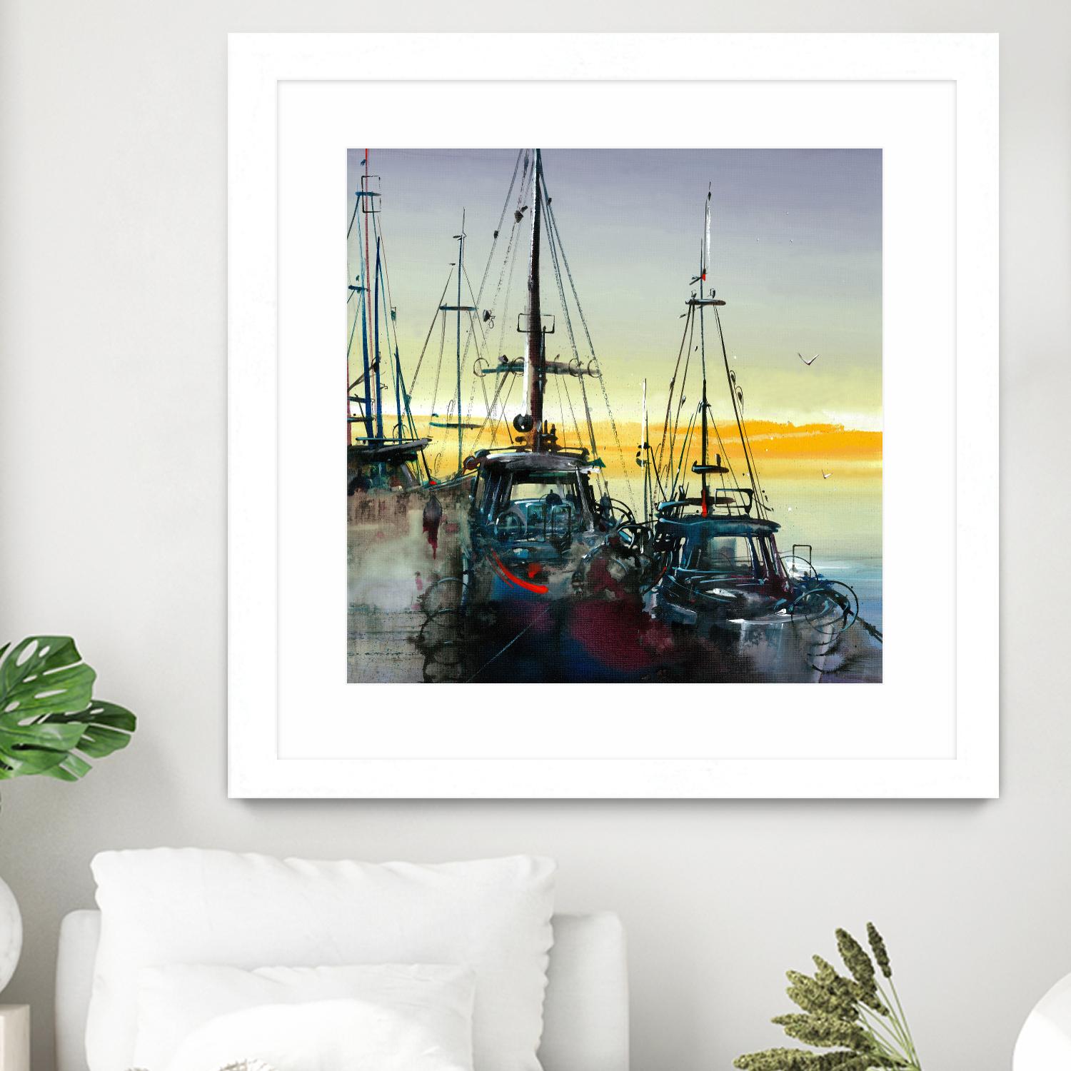 Ensemble by Roland Palmaerts on GIANT ART - blue sea scene