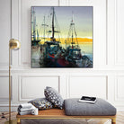 Ensemble by Roland Palmaerts on GIANT ART - blue sea scene