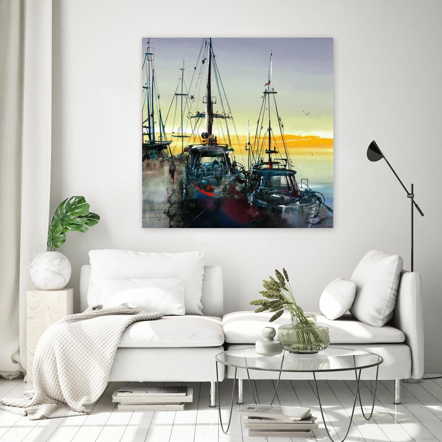 Ensemble by Roland Palmaerts on GIANT ART - blue sea scene