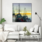 Ensemble by Roland Palmaerts on GIANT ART - blue sea scene