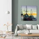 Ensemble by Roland Palmaerts on GIANT ART - blue sea scene