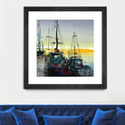 Ensemble by Roland Palmaerts on GIANT ART - blue sea scene