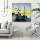 Ensemble by Roland Palmaerts on GIANT ART - blue sea scene