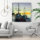 Ensemble by Roland Palmaerts on GIANT ART - blue sea scene