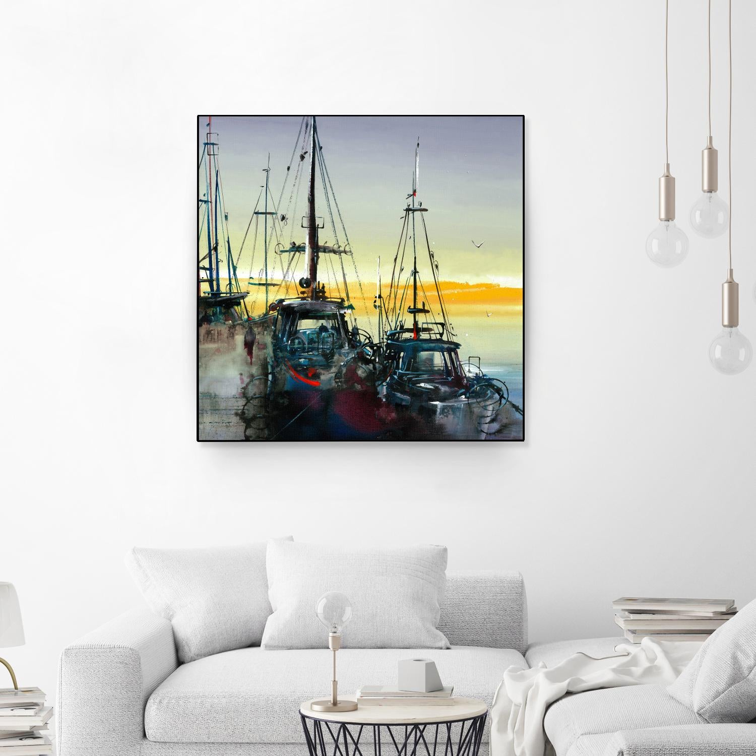 Ensemble by Roland Palmaerts on GIANT ART - blue sea scene