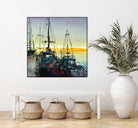 Ensemble by Roland Palmaerts on GIANT ART - blue sea scene