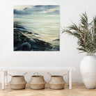 Reflexion by Roland Palmaerts on GIANT ART - blue sea scene québécois