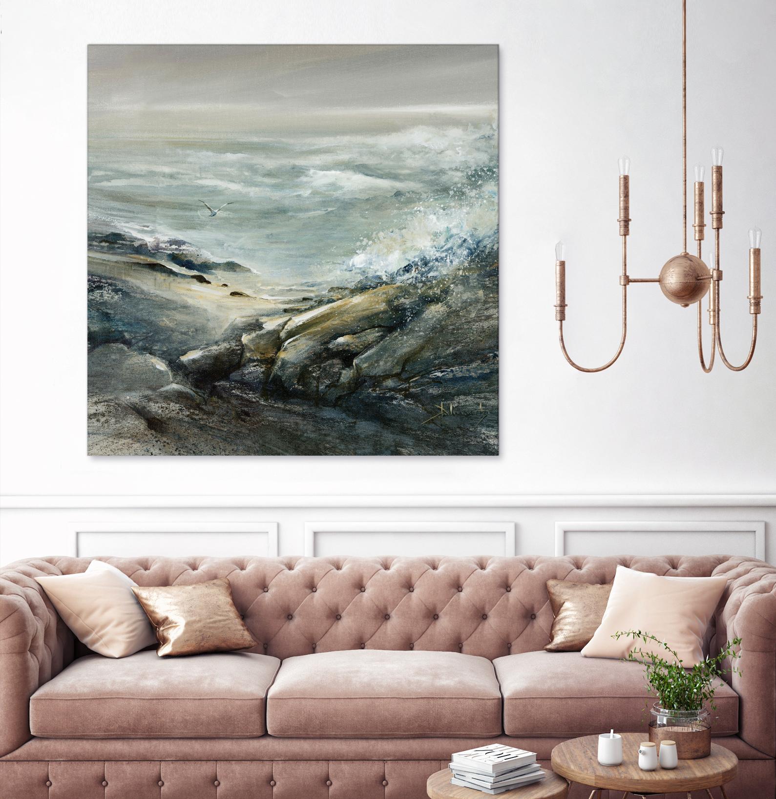 Seul by Roland Palmaerts on GIANT ART - grey sea scene