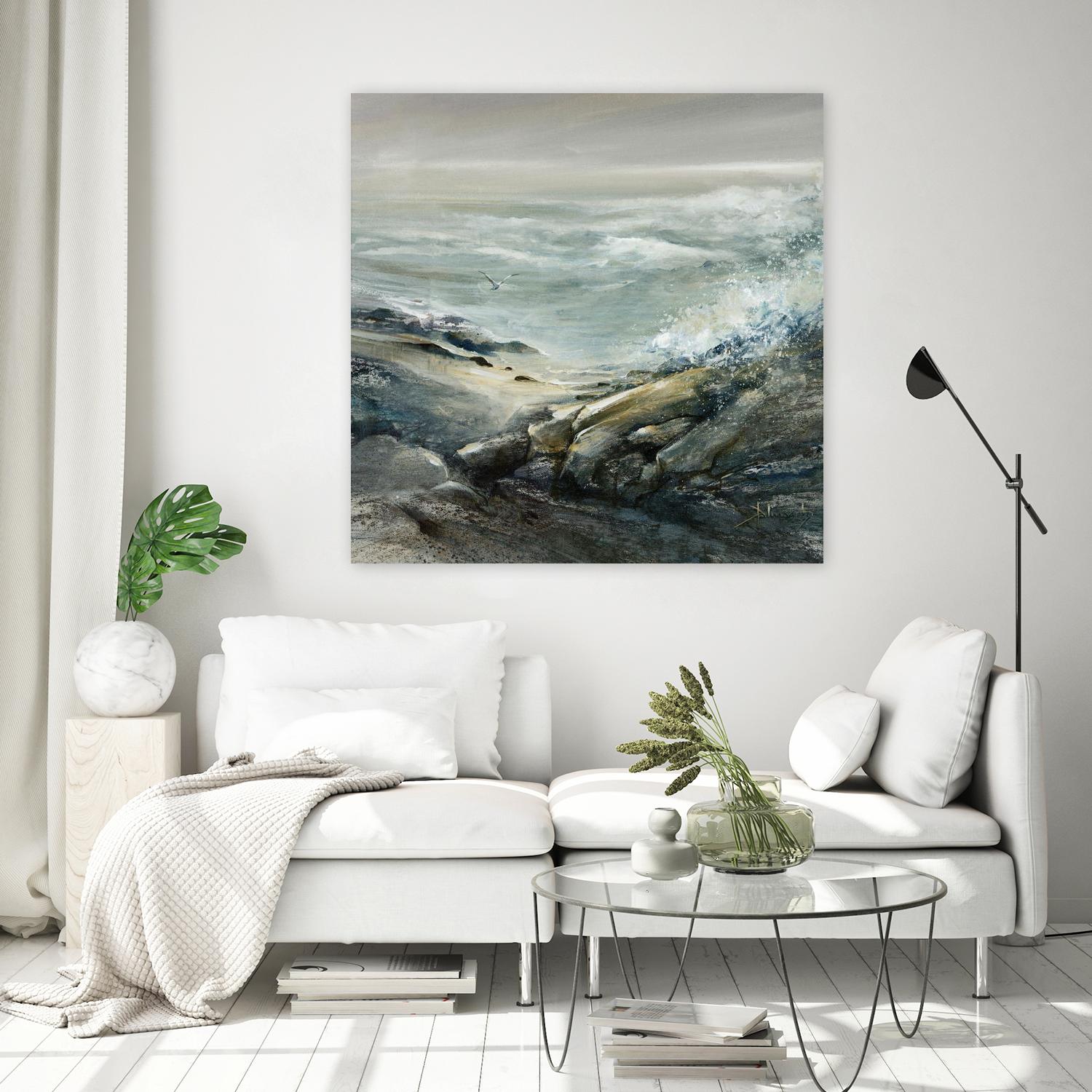 Seul by Roland Palmaerts on GIANT ART - blue sea scene québécois