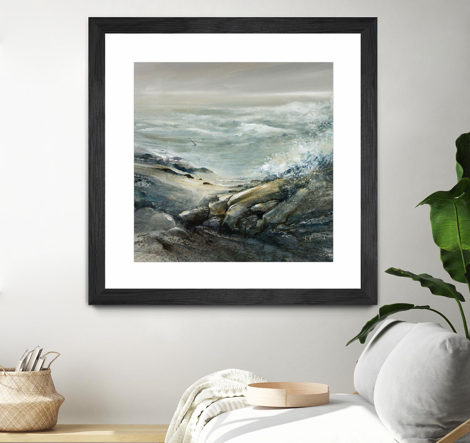 Seul by Roland Palmaerts on GIANT ART - grey sea scene