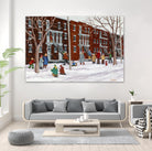 Il parait que l'hiver sera long by Nicole Laporte on GIANT ART - brown winter scenes