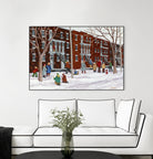 Il parait que l'hiver sera long by Nicole Laporte on GIANT ART - brown winter scenes