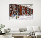 Il parait que l'hiver sera long by Nicole Laporte on GIANT ART - brown winter scenes