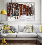 Il parait que l'hiver sera long by Nicole Laporte on GIANT ART - brown winter scenes